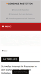 Mobile Screenshot of pastetten.de